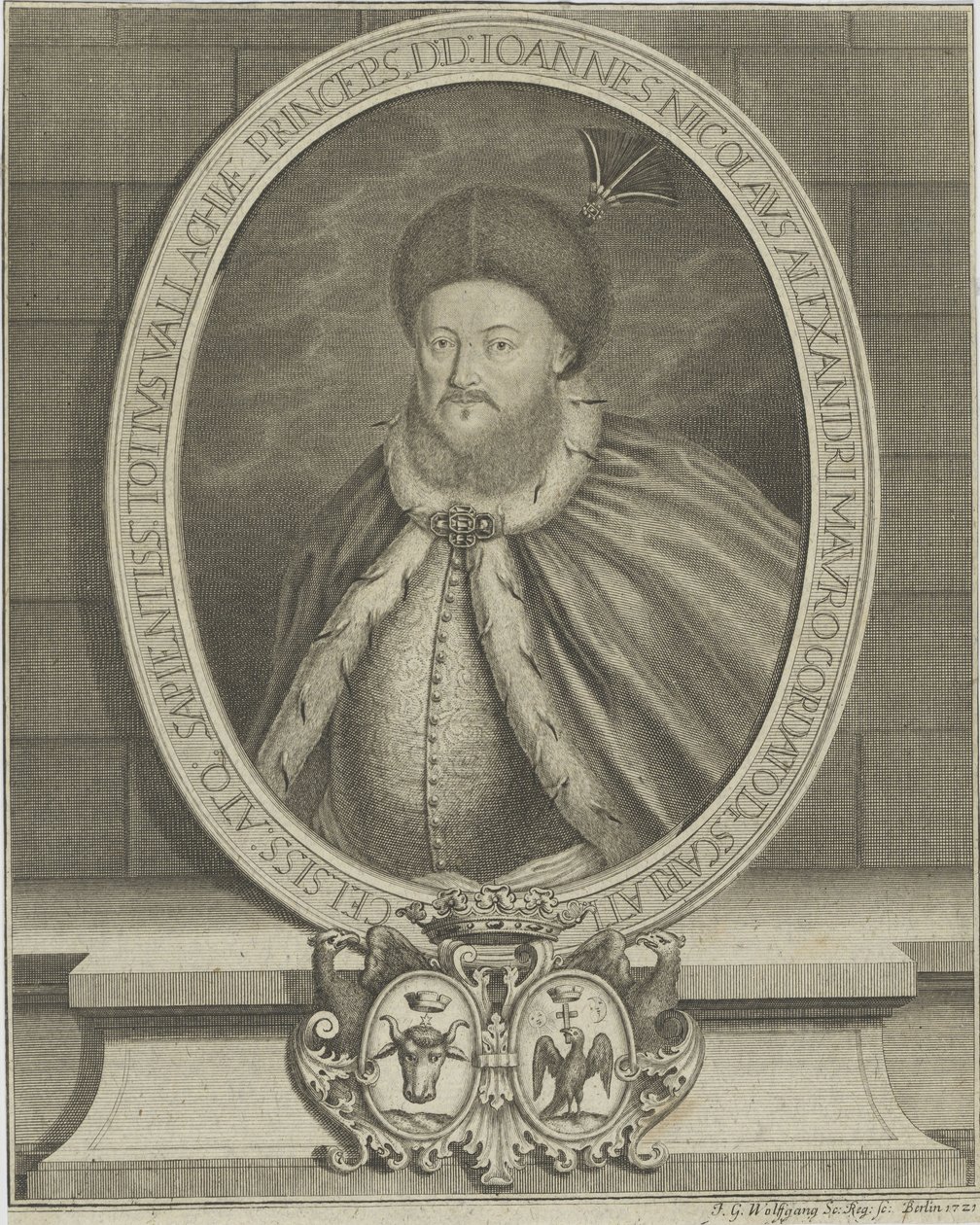 Nicolaos Mavrocordatos 1680-1730, 1721 door Johann Georg Wolfgang