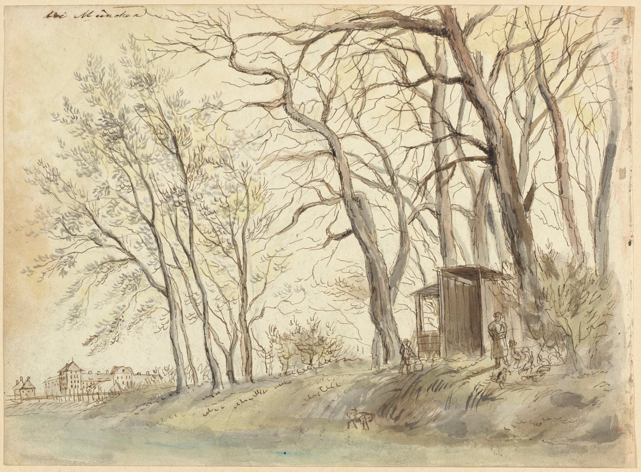 Bij München door Johann Georg von Dillis