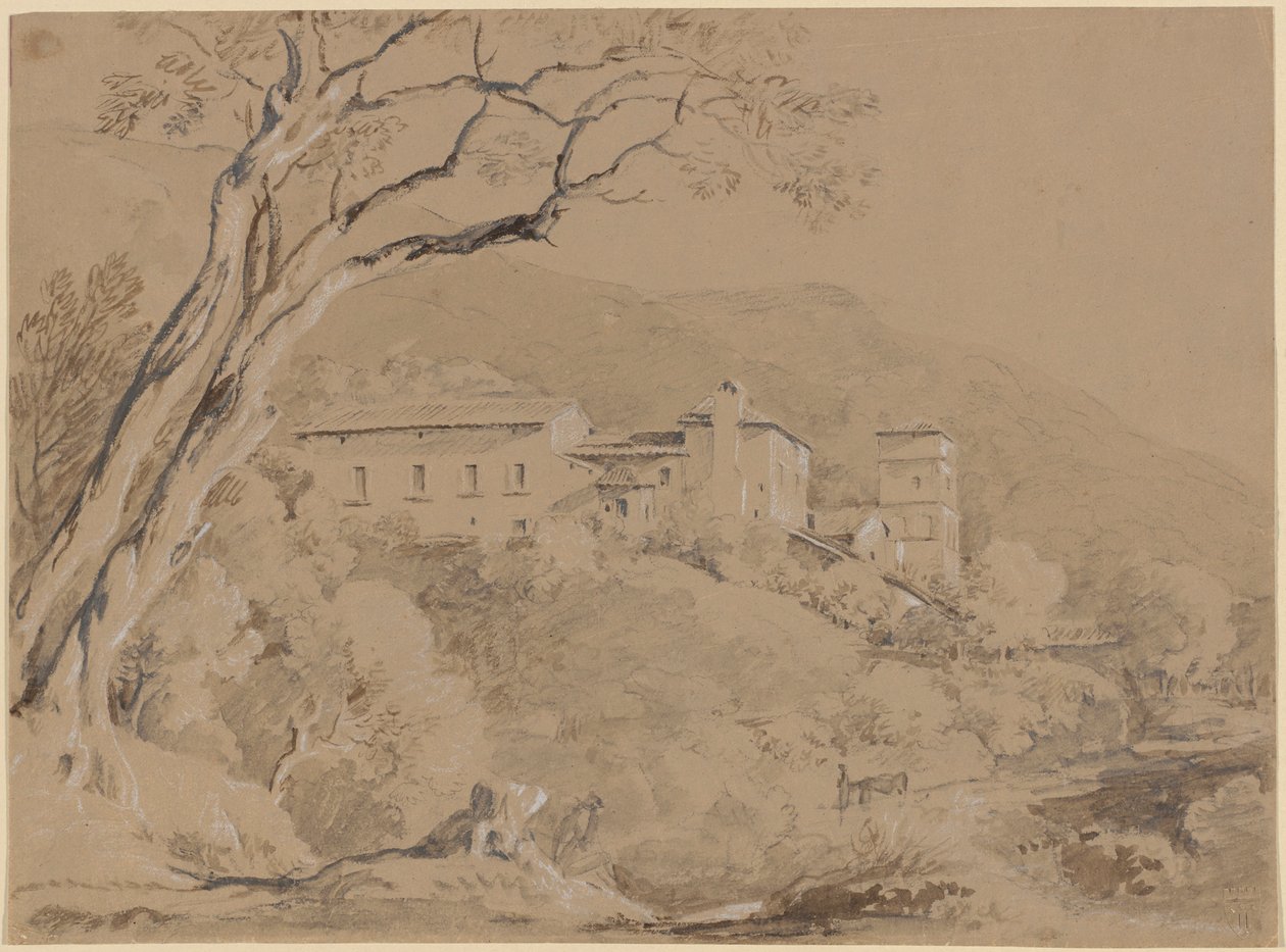 Berglandschap door Johann Georg von Dillis