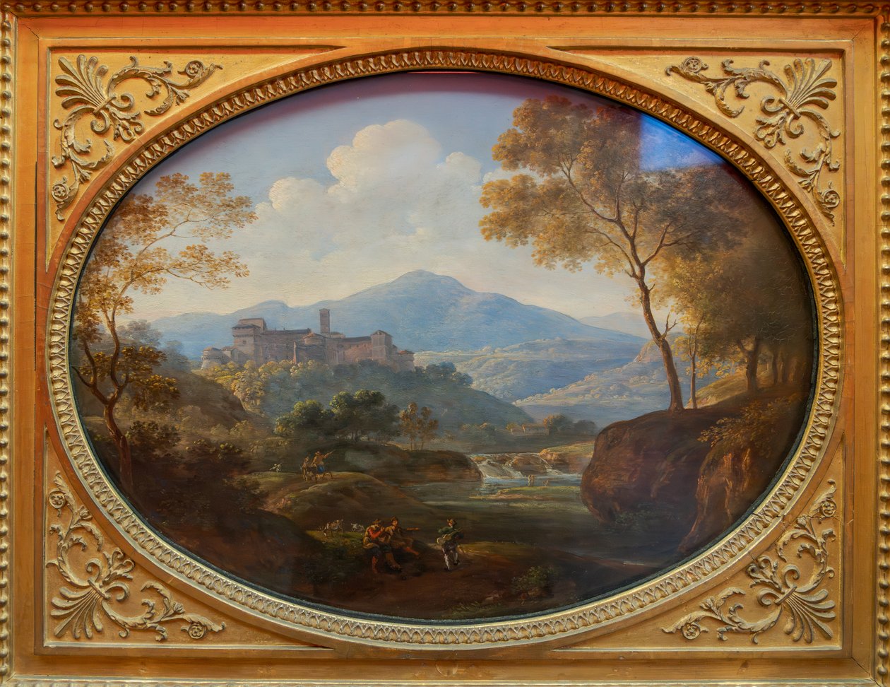 Grottaferrata bij Rome door Johann Georg von Dillis