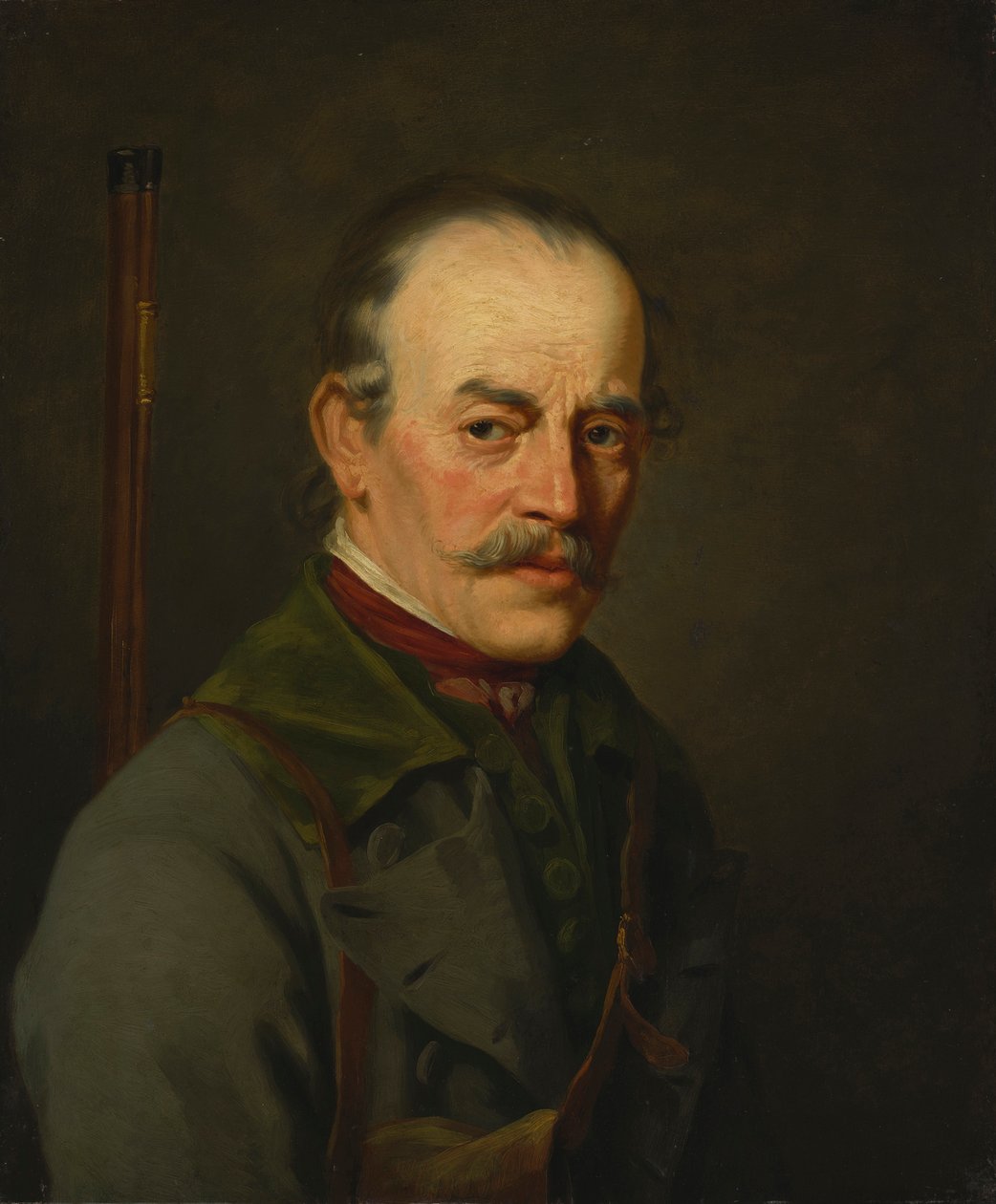 Wolfgang Dillis, de vader van de kunstenaar, door Johann Georg von Dillis, Moritz Kellerhoven door Johann Georg von Dillis