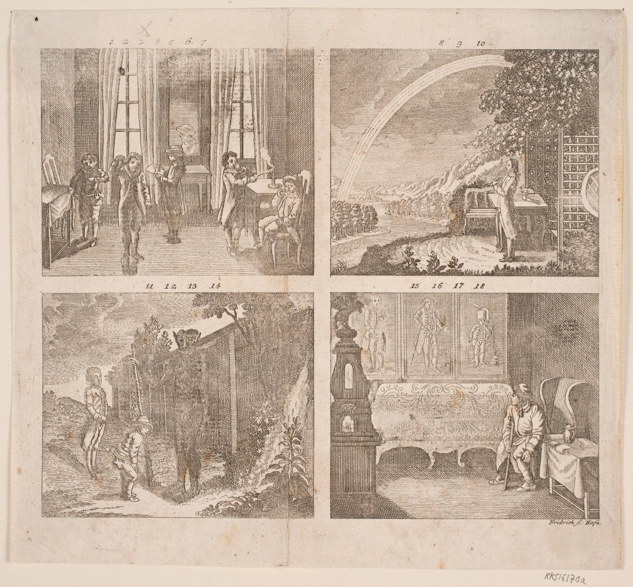 Voorstellingen voor kinderen door Johann Gottlieb Friedrich