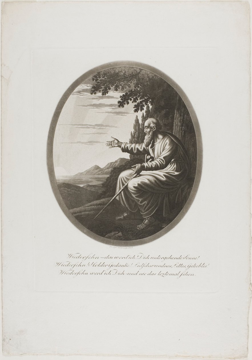 Afscheid door Johann Heinrich Lips