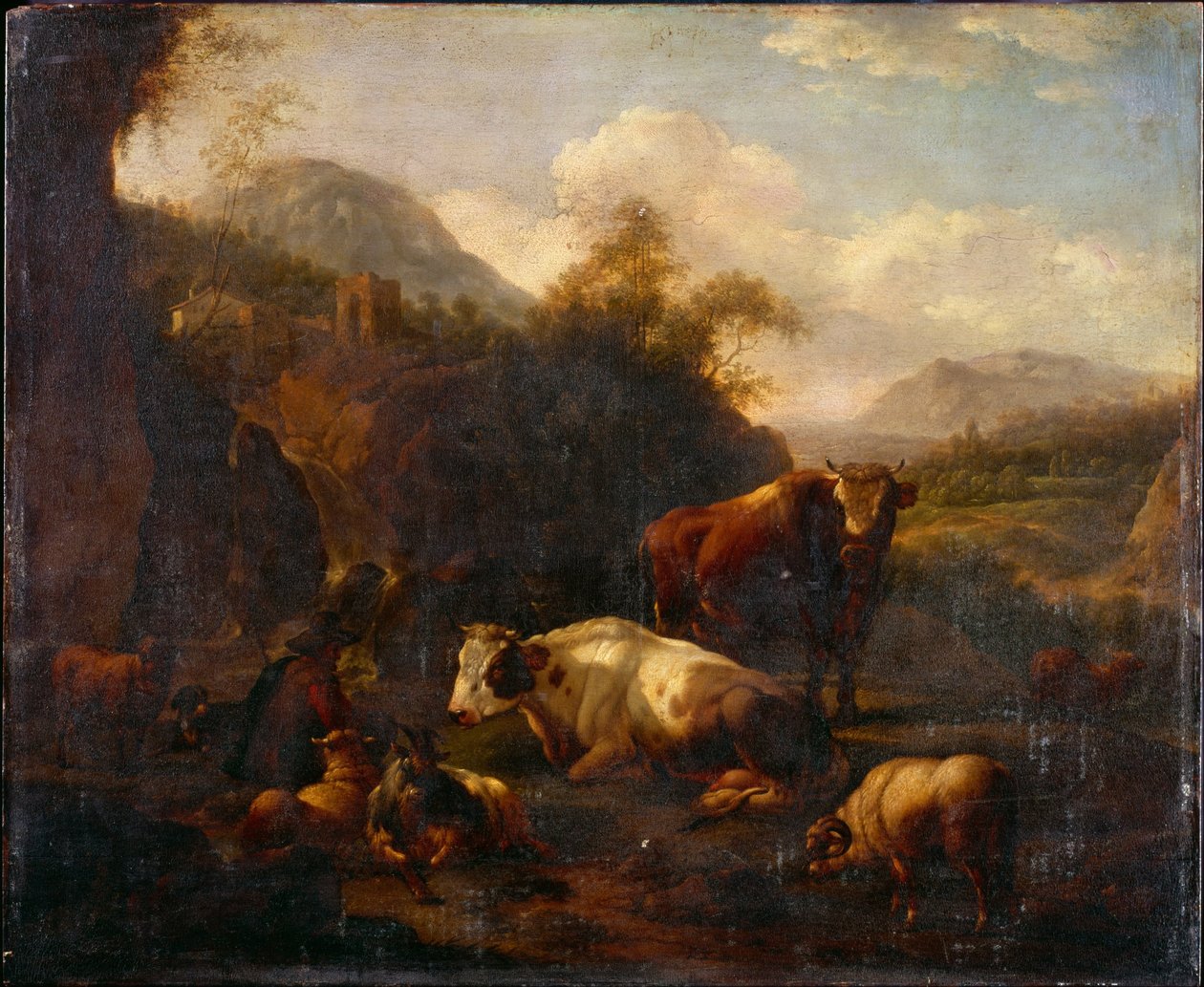 Landschaft door Johann Heinrich Roos