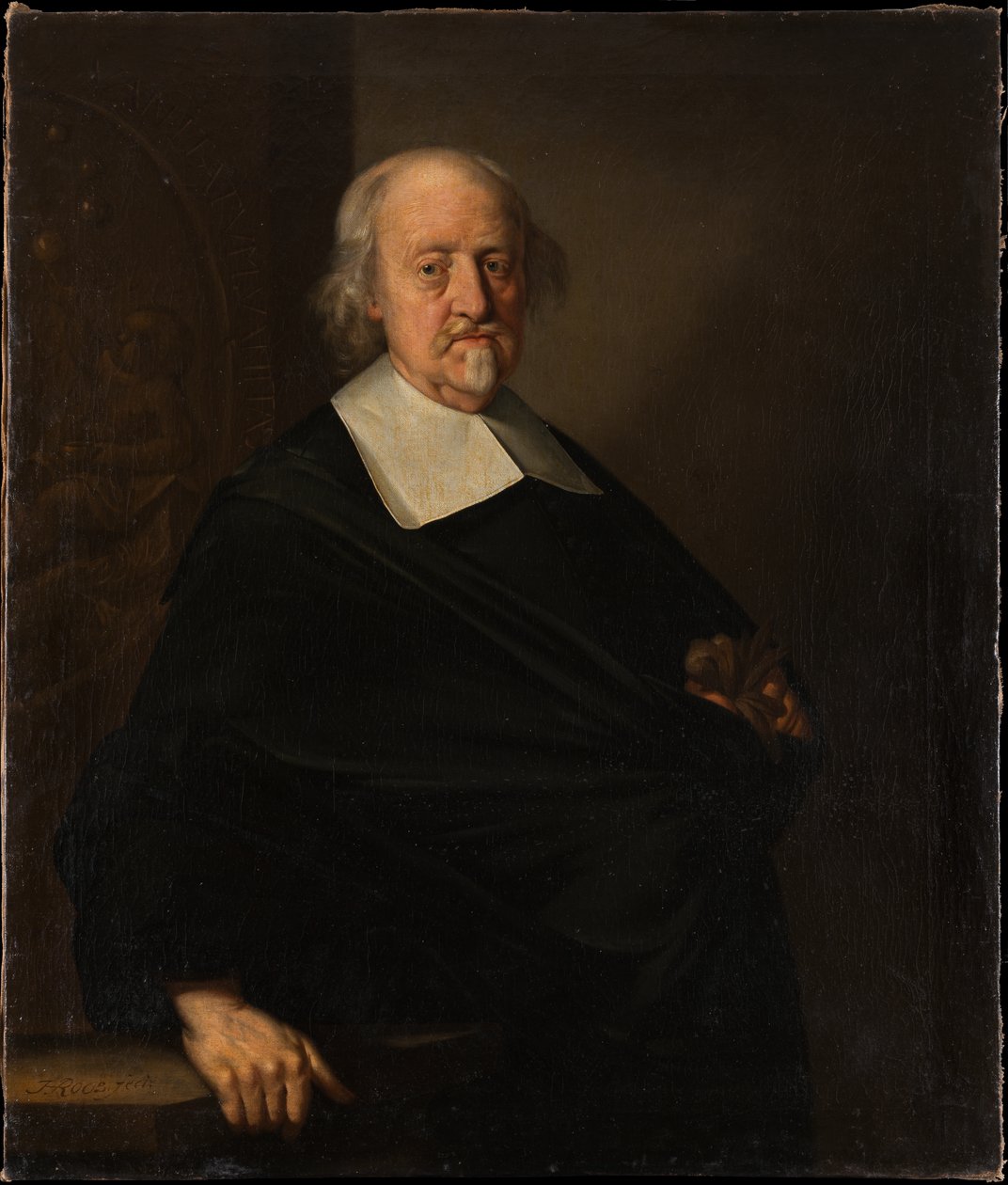 Portret van Adolf Ernst von Humbracht door Johann Heinrich Roos