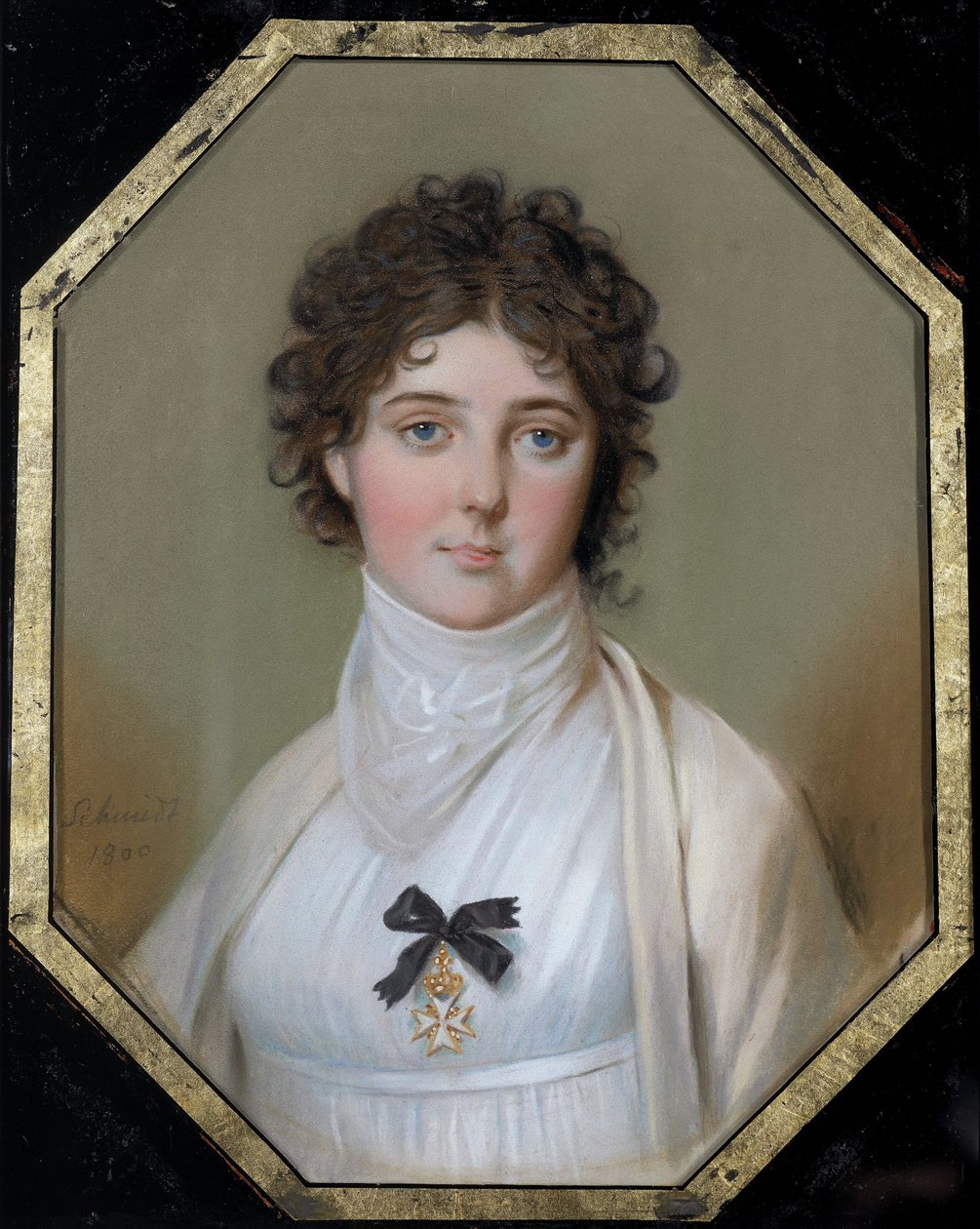 Emma, Lady Hamilton, 1761 - 1815 RMG A4288FXD door Johann Heinrich Schmidt