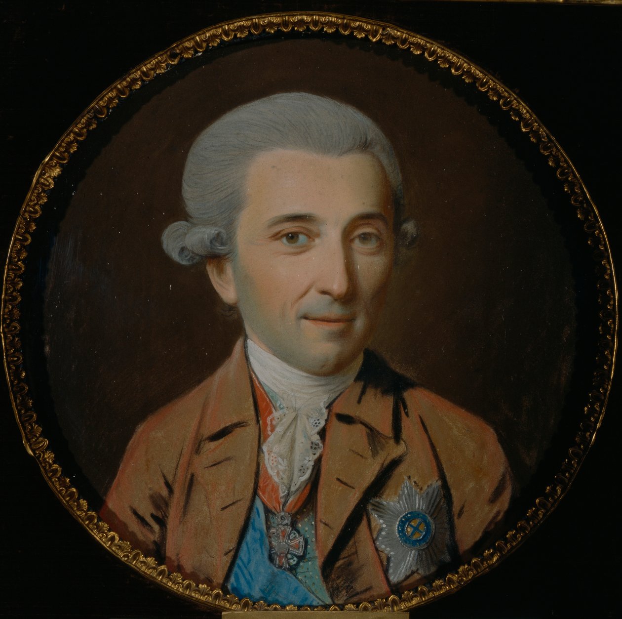 Portret van Prins Nikolay Ivanovich Saltykov 1736-1816, 1780s door Johann Heinrich Schmidt
