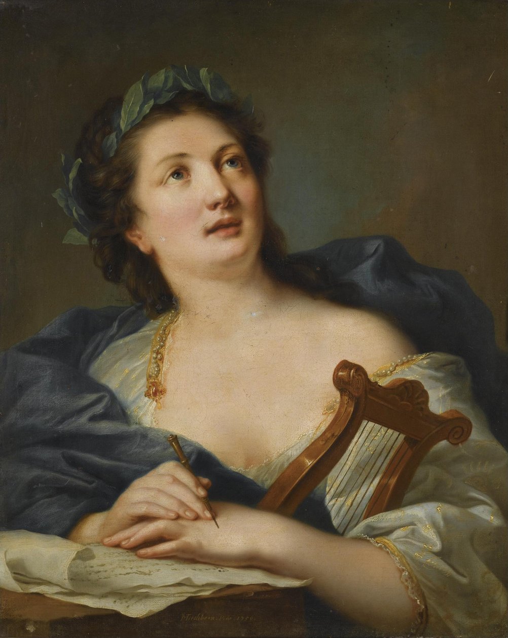 Een Muze door Johann Heinrich Tischbein