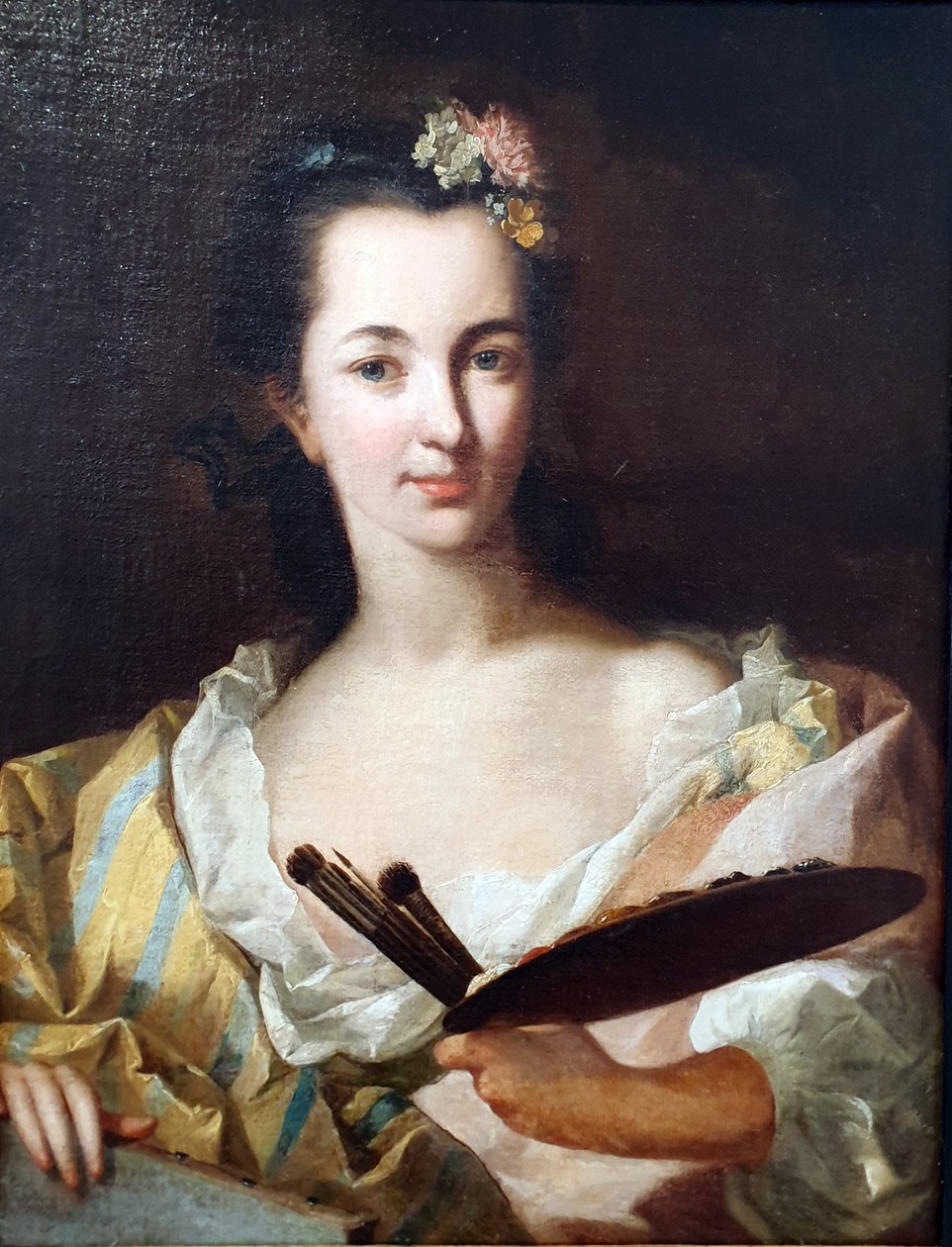 Portret van Maria Anna Treu door Johann Heinrich Tischbein