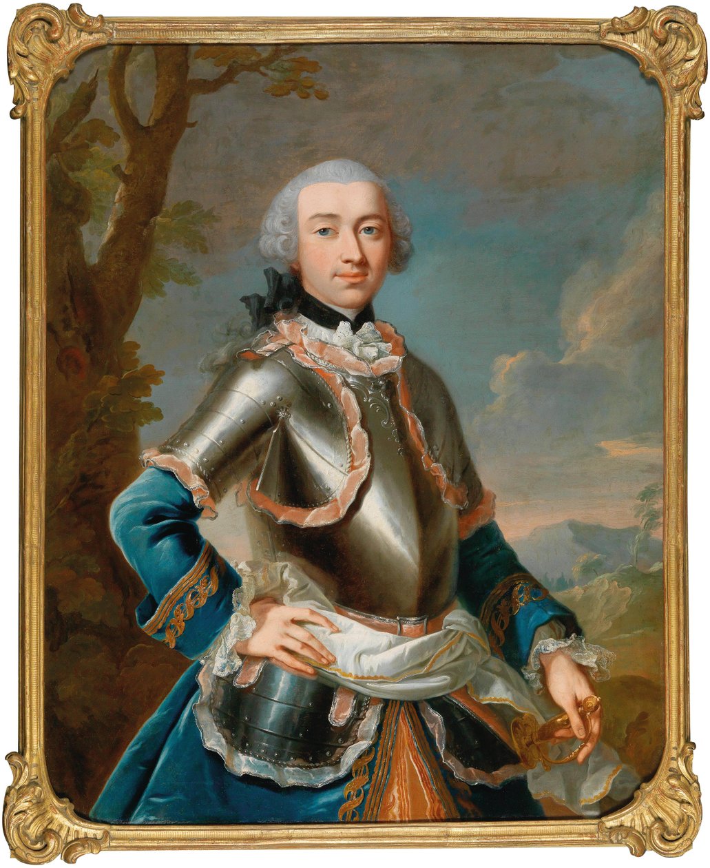 Portret van Graaf Rudolf Waldbott von Bassenheim door Johann Heinrich Tischbein the Elder