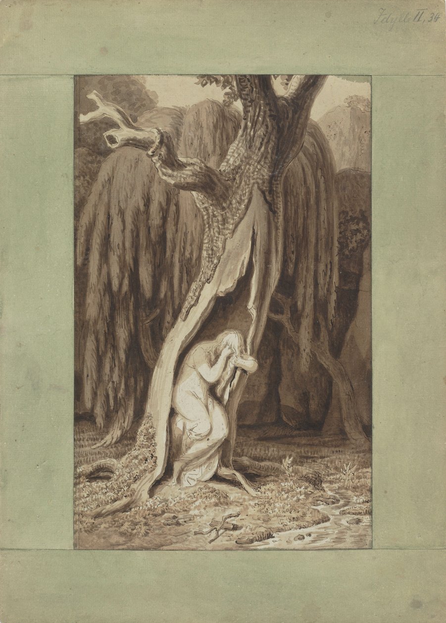 Dryade. Idyllen Serie, ca. 1820 door Johann Heinrich Wilhelm Tischbein