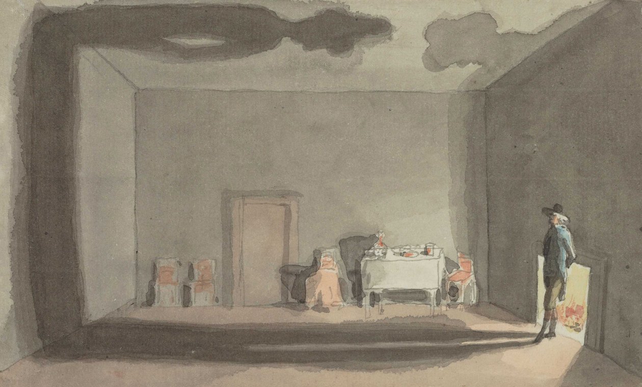 De lange schaduw, ca. 1805 door Johann Heinrich Wilhelm Tischbein