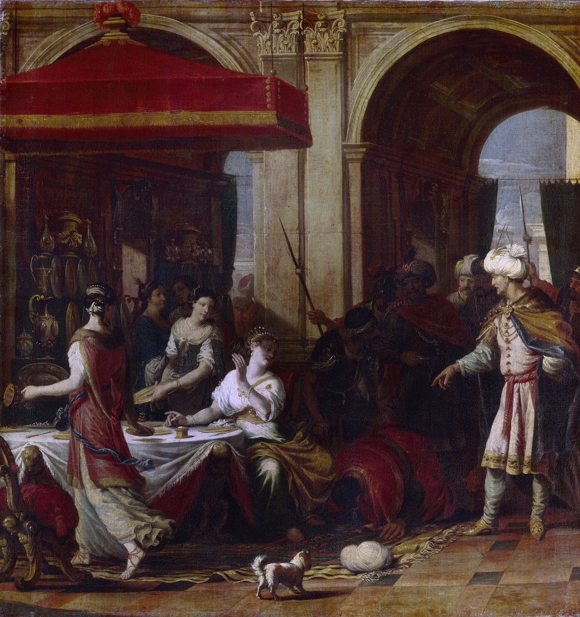 Het feest van Esther door Johann Heiss