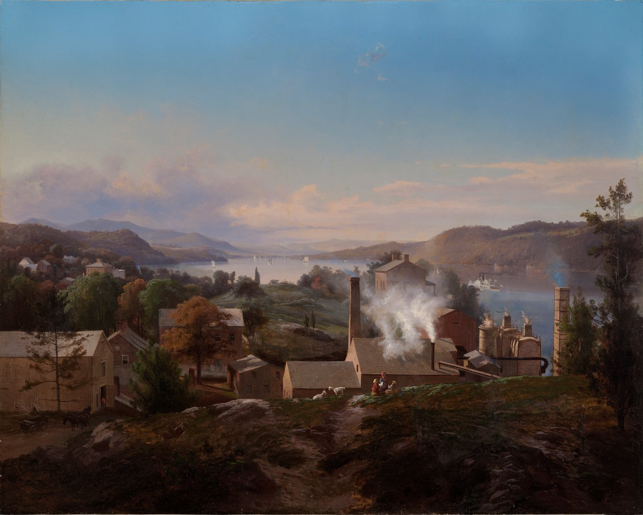 Poughkeepsie IJzerwerken door Johann Herman Carmiencke