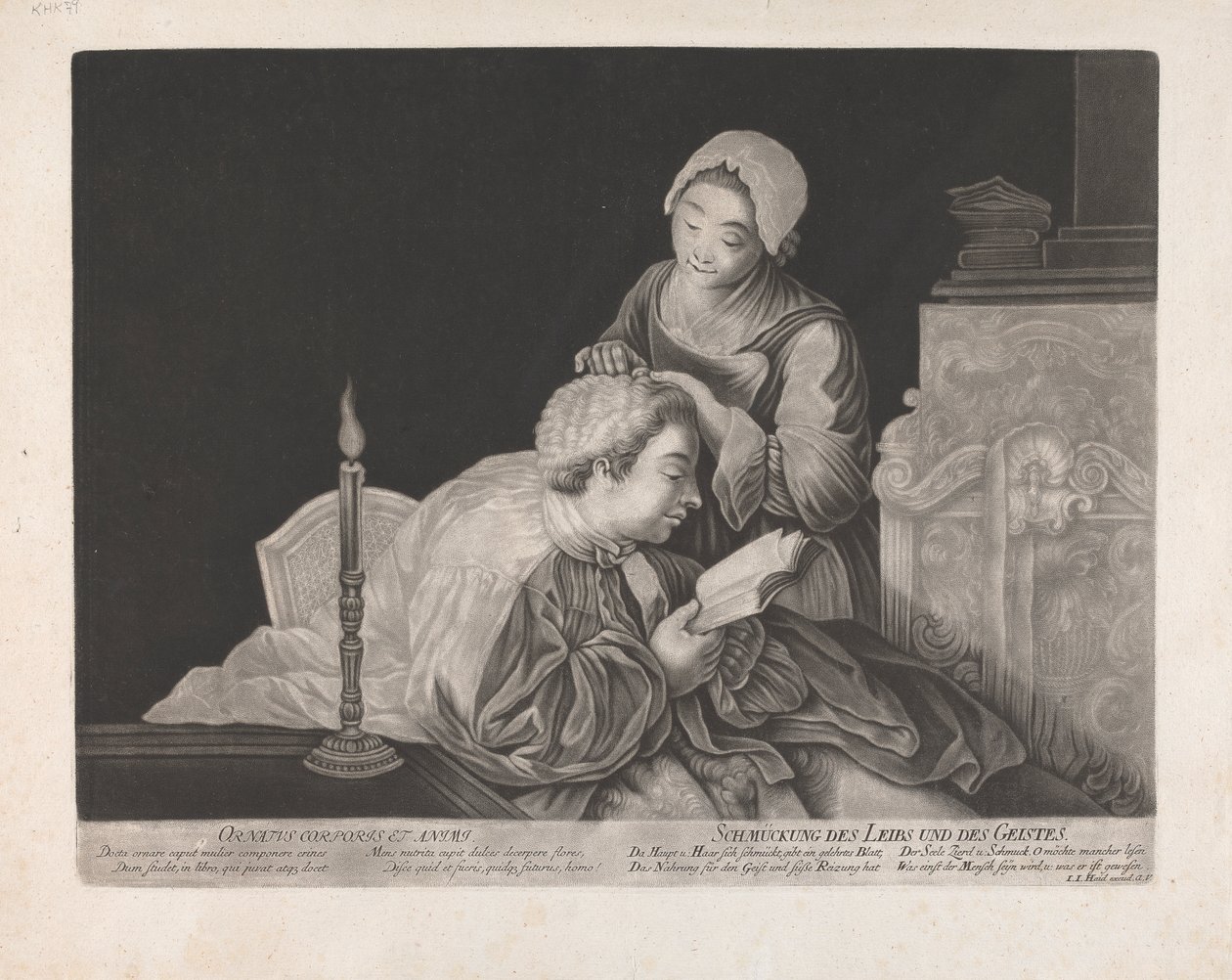 Ornatus Corporis et Animi door Johann Jacobus Haid