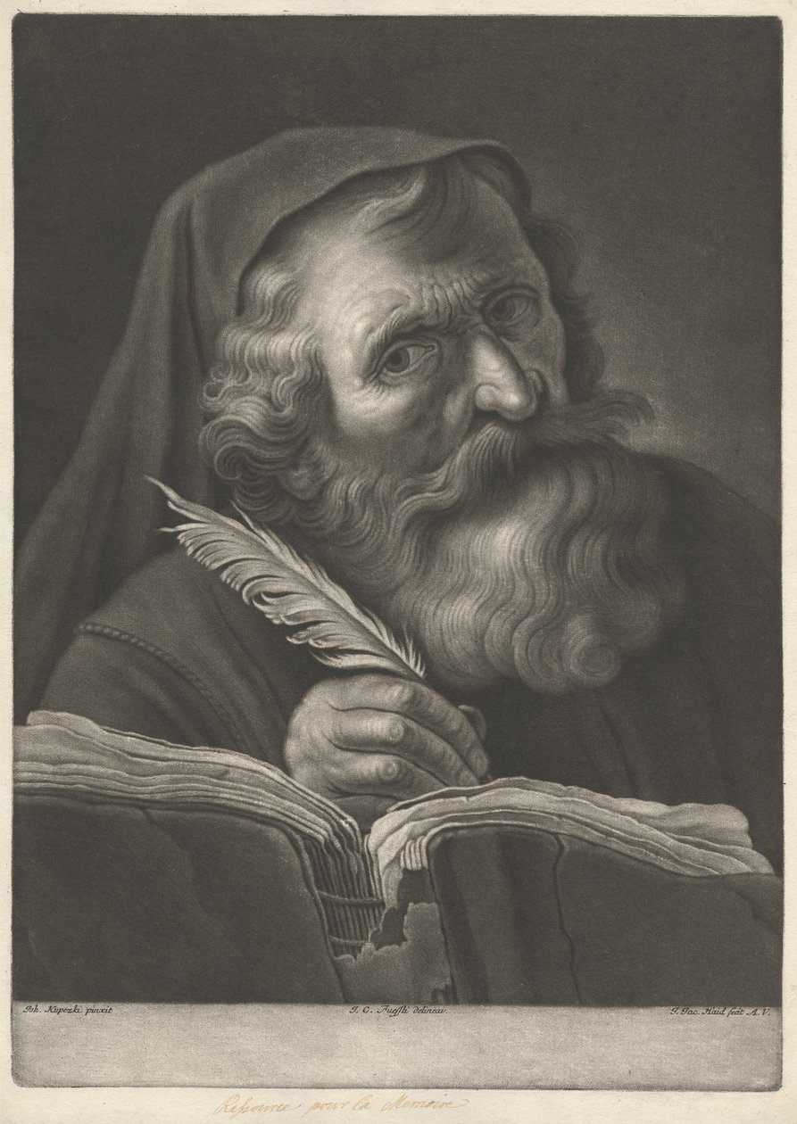 Hulpmiddel voor het geheugen door Johann Jacobus Haid