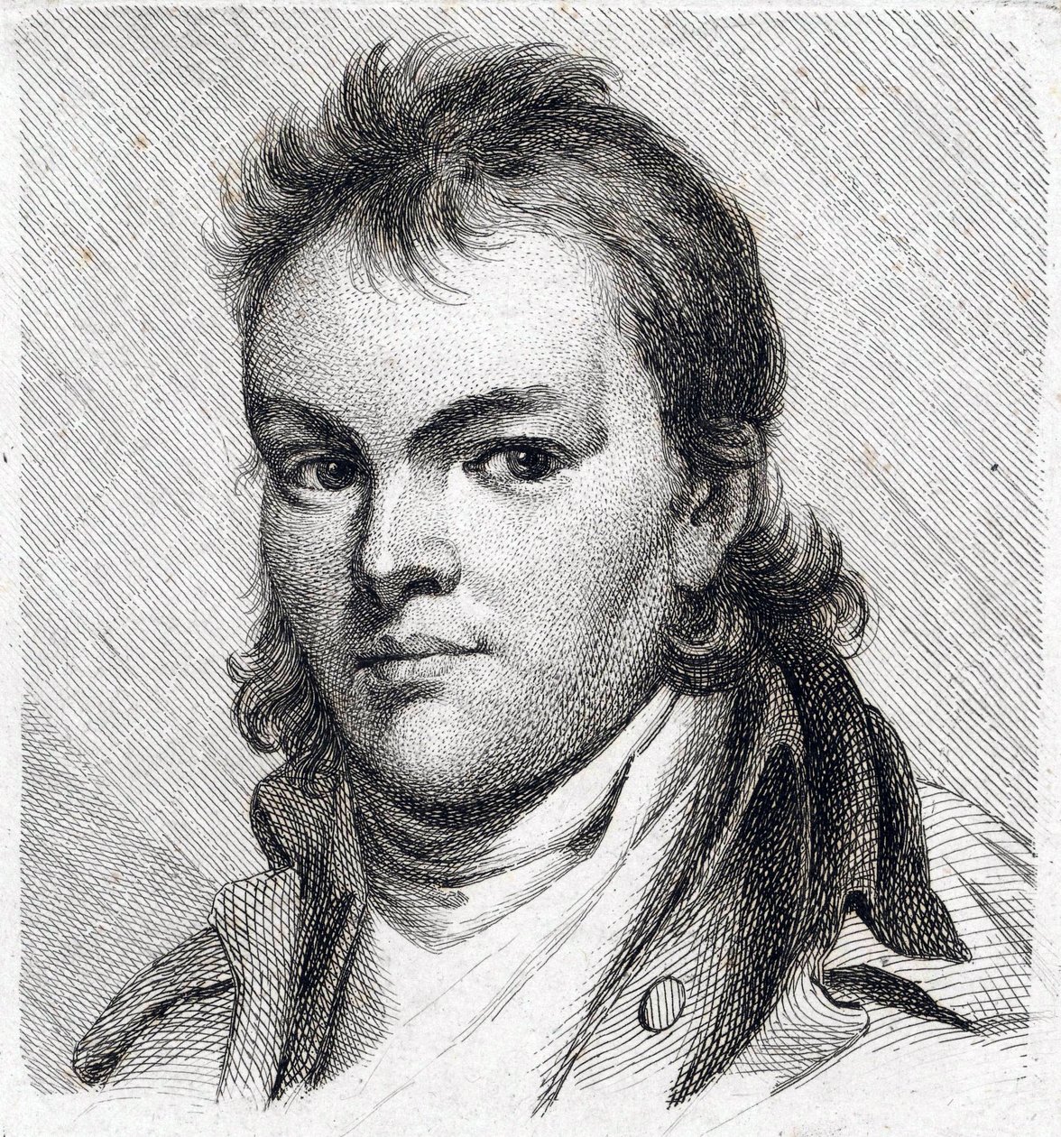 Zelfportret door Johann Jakob Laurenz Billwiller