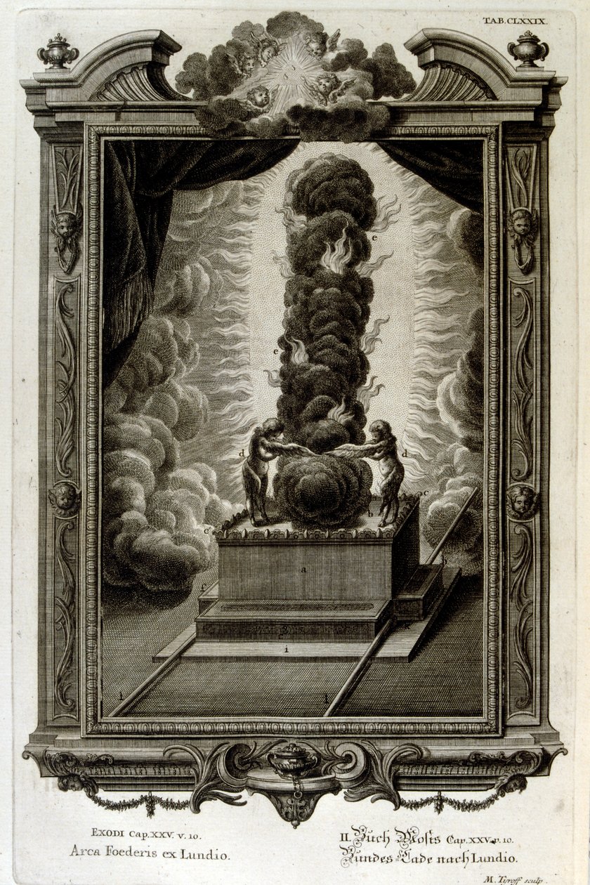 Heilige Ark van het Verbond door Johann Jakob Scheuchzer