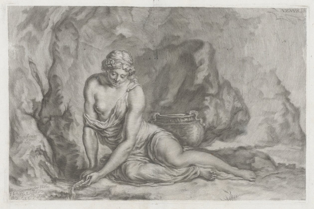 Venus door Johann Jakob Thourneysen, after Joachim von Sandrart I, after the Antique