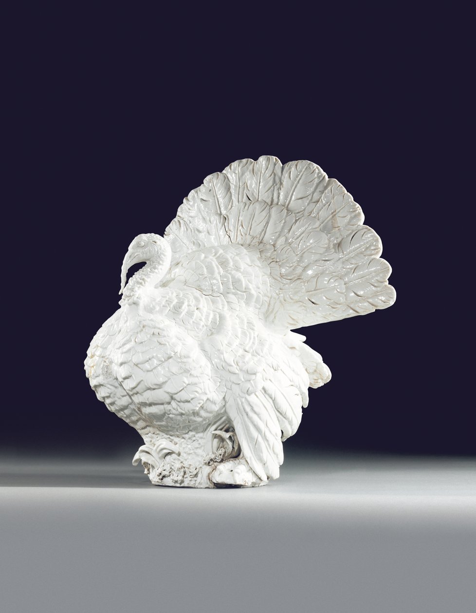 Meissen model van een kalkoenhaan, c.1733 door Johann Joachim (after) Kändler