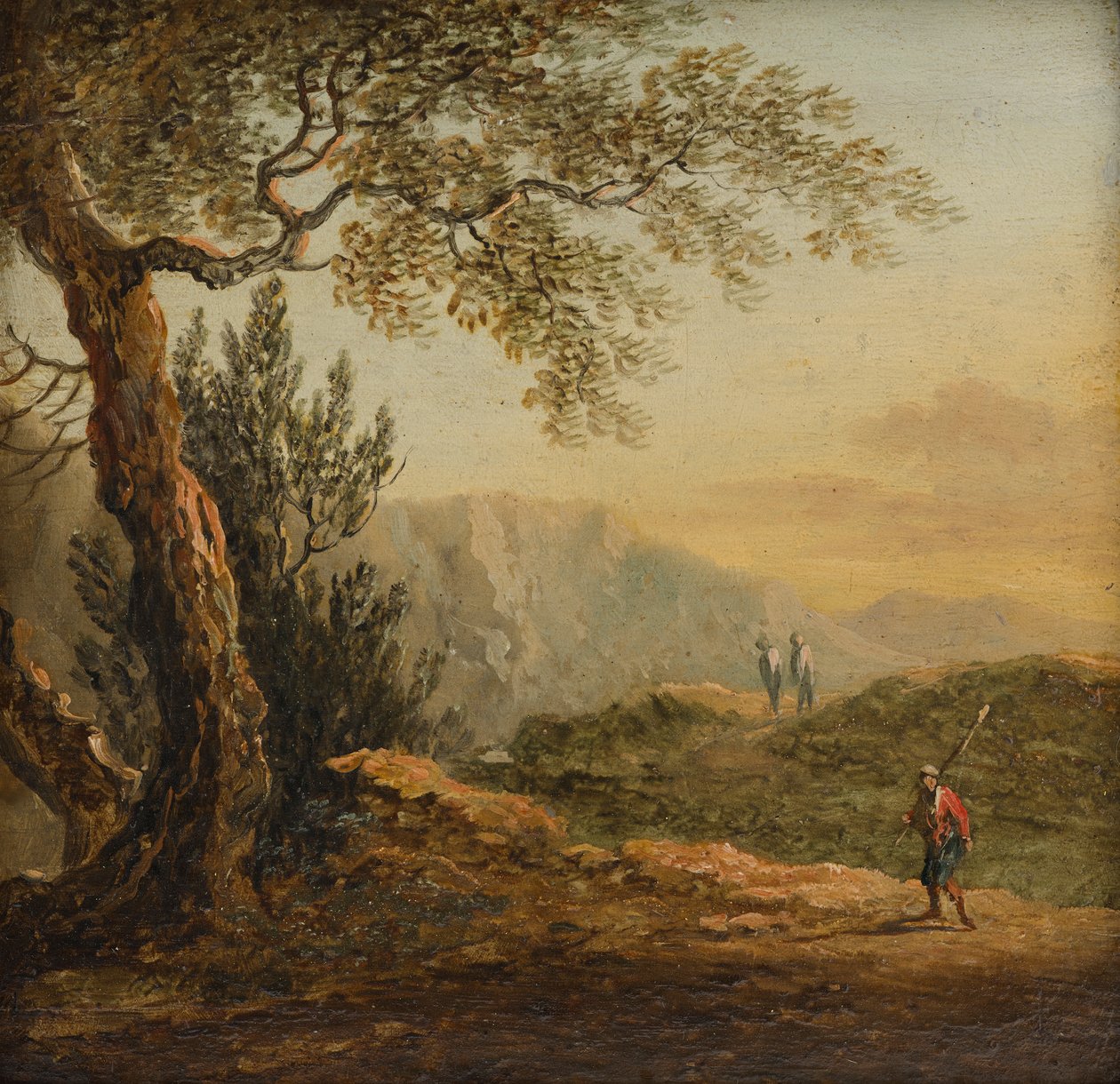 Berglandschap door Johann Josef Schindler