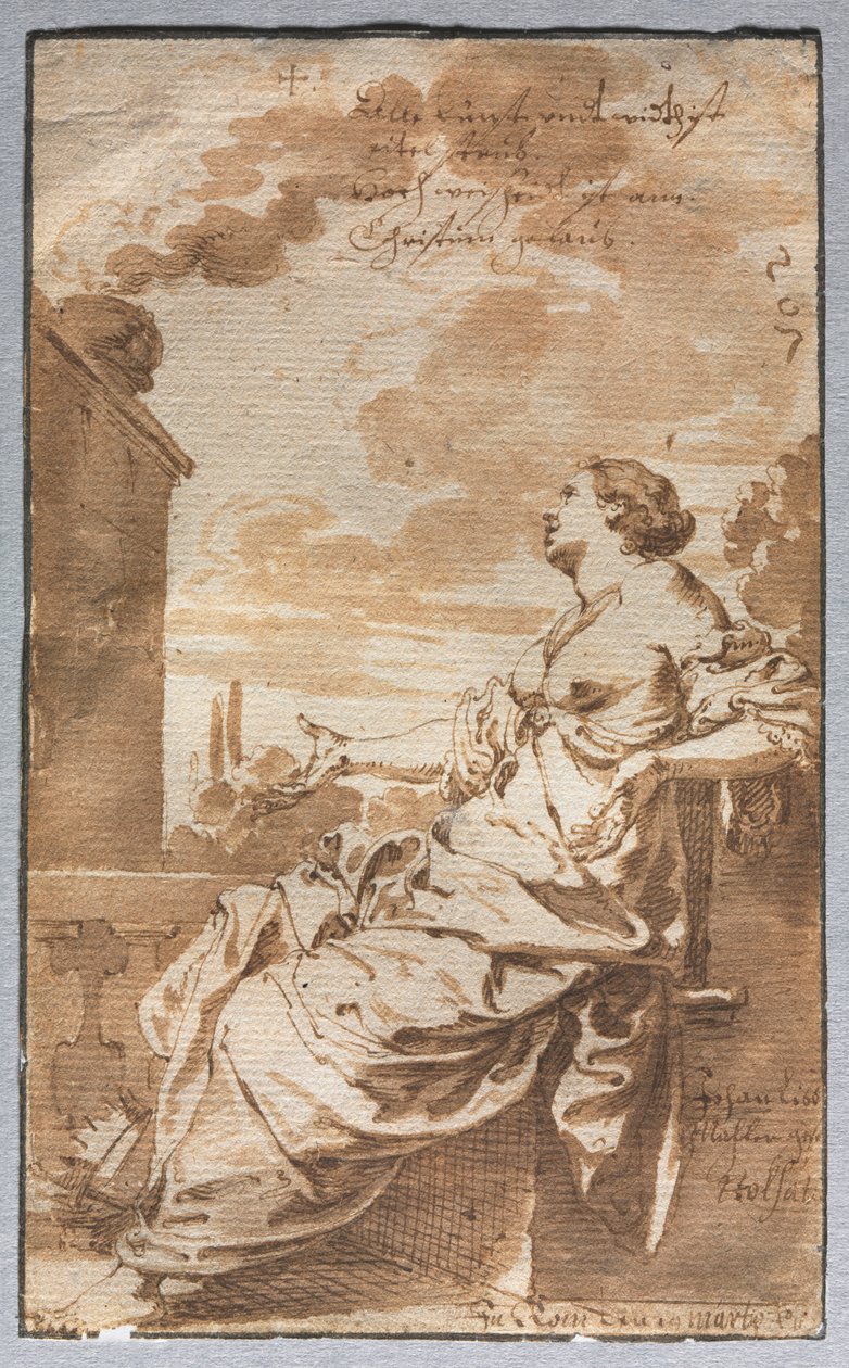 Allegorie van het christelijk geloof, ca. 1622 door Johann Liss