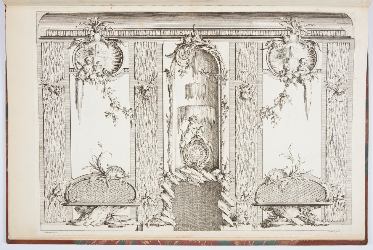 Ontwerp voor een Scherm door Johann Michael Hoppenhaupt II
