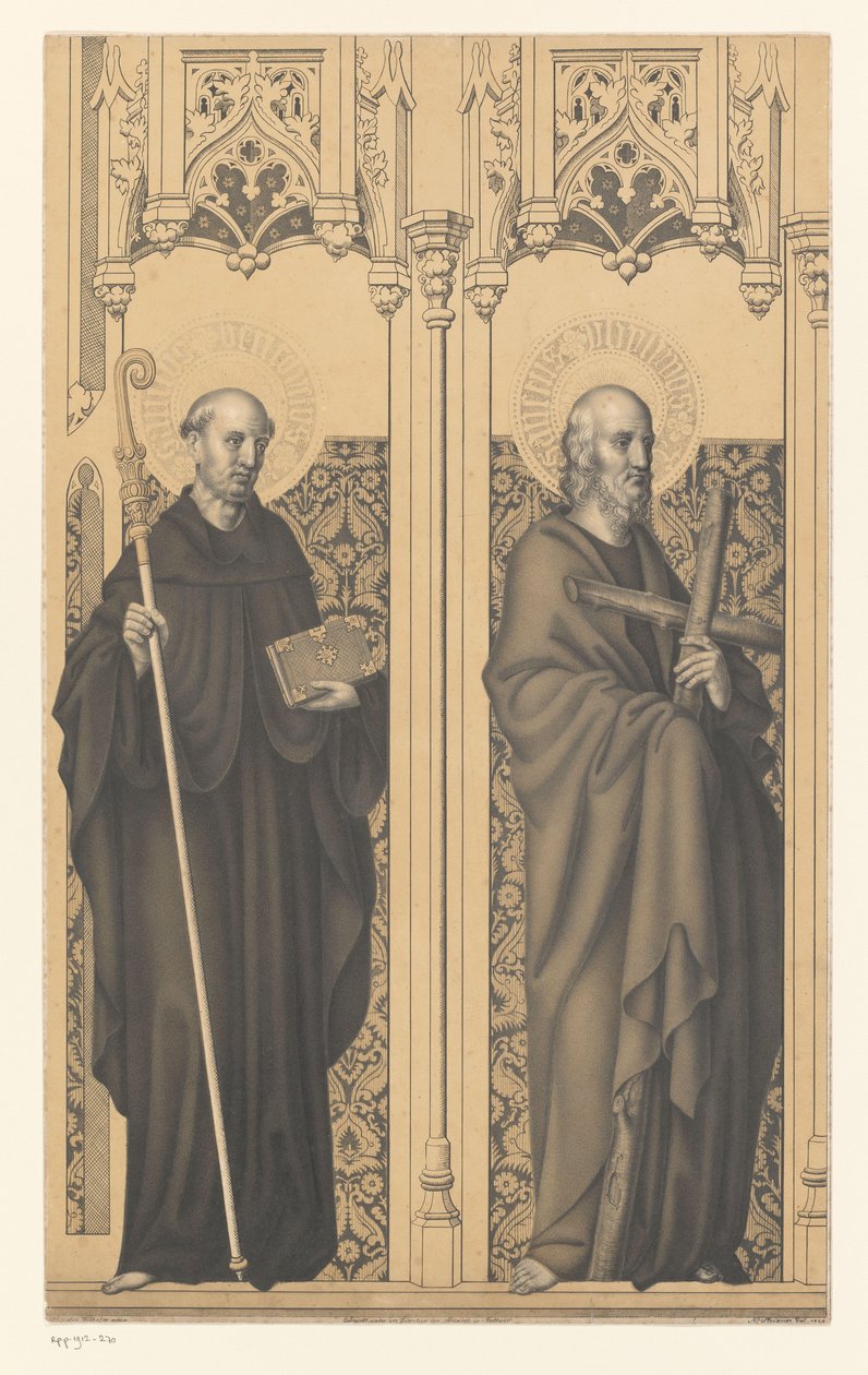 Heilige Benedictus en Filippus door Johann Nepomuk Strixner