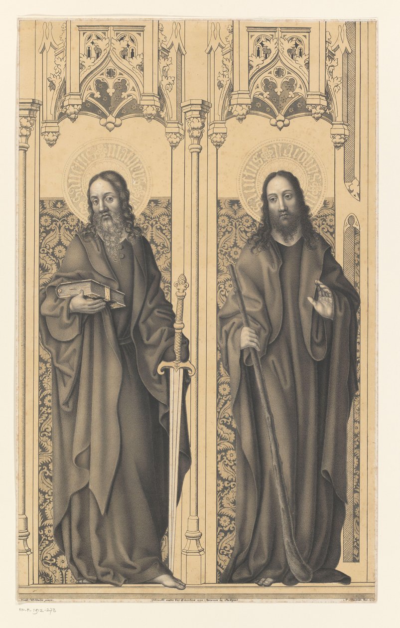 Heilige Mattheus en Jacobus door Johann Nepomuk Strixner