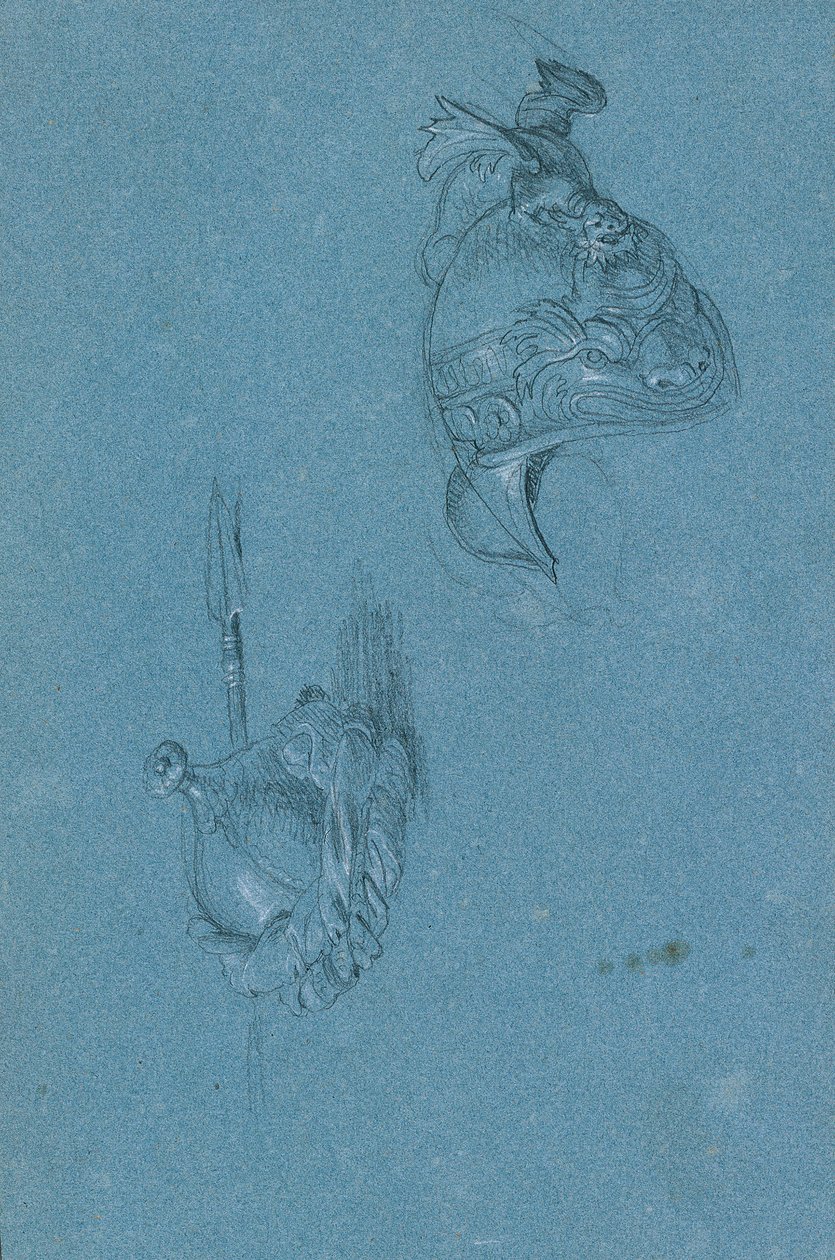 Helmstudies door Johann Peter Krafft