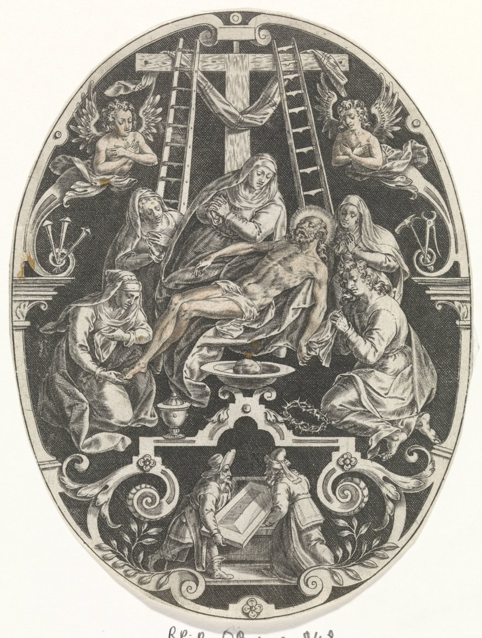 Bewening van Christus door Johann Sadeler (I)