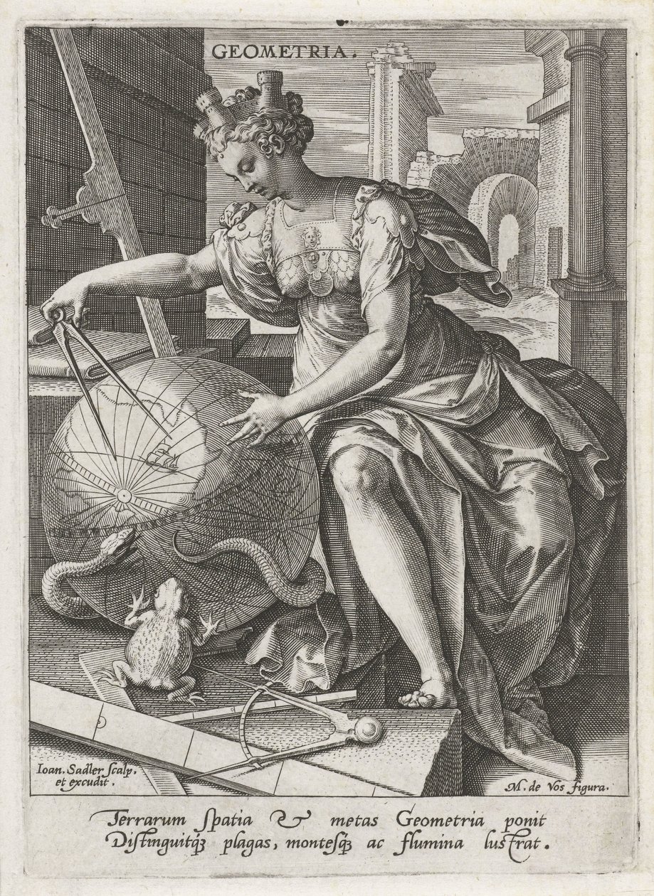 Geometrie door Johann Sadeler (I)