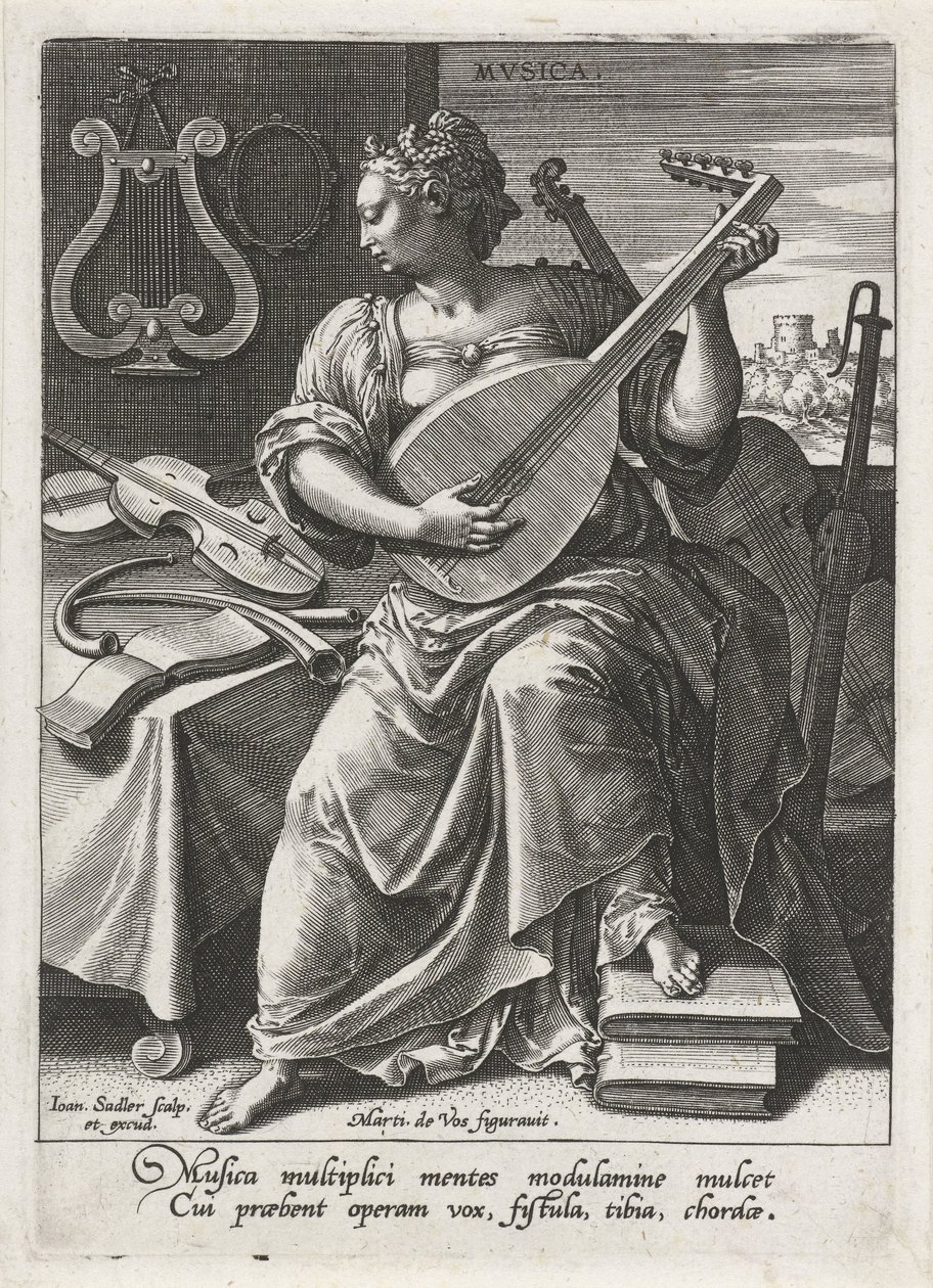 Muziek door Johann Sadeler (I)