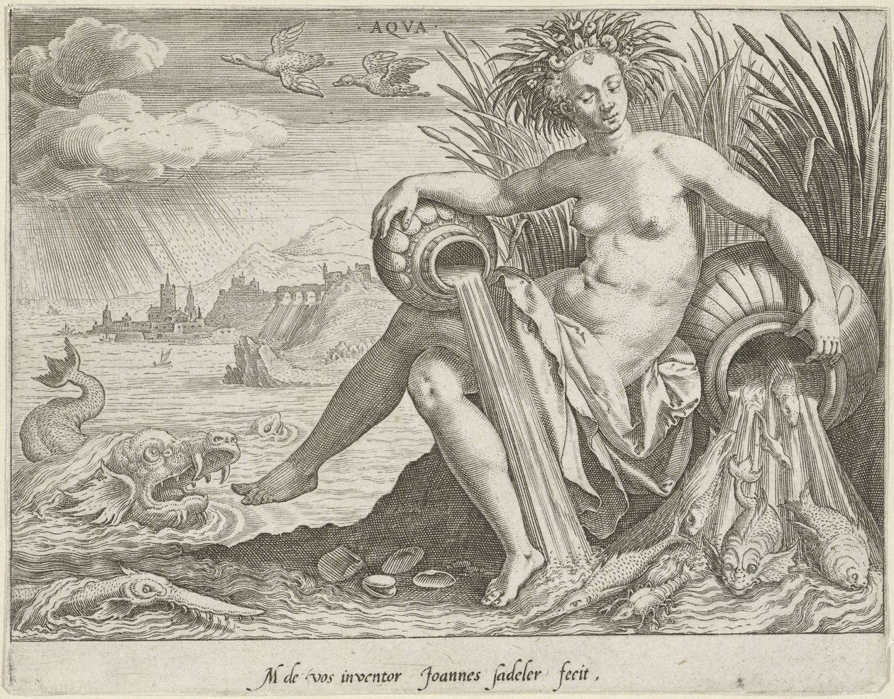 Water door Johann Sadeler (I)