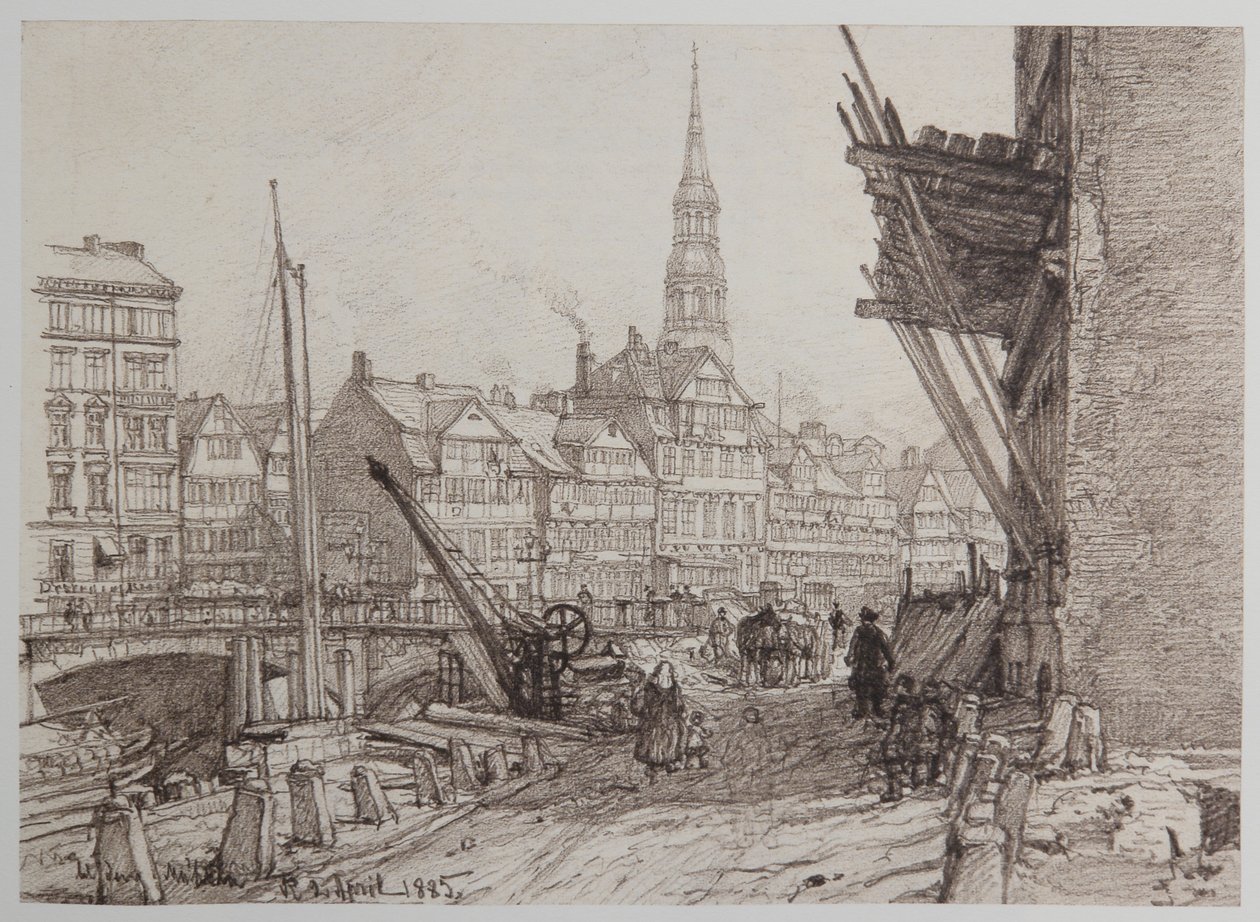 Op Steinwerder 21-05-1882 door Johann Theobald Riefesell
