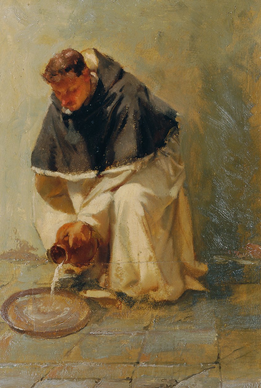 Zelfportret als Dominicaan door Johann  Till der Jüngere