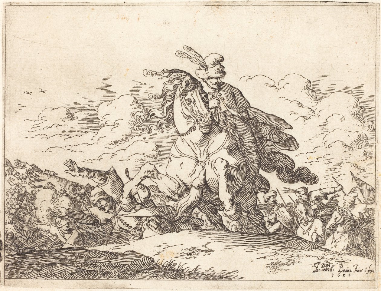 Capricci di varie battaglie, 1635 door Johann Wilhelm Baur