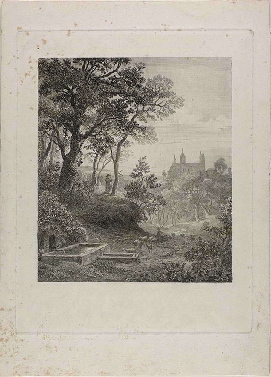 Naderende lente door Johann Wilhelm Schirmer