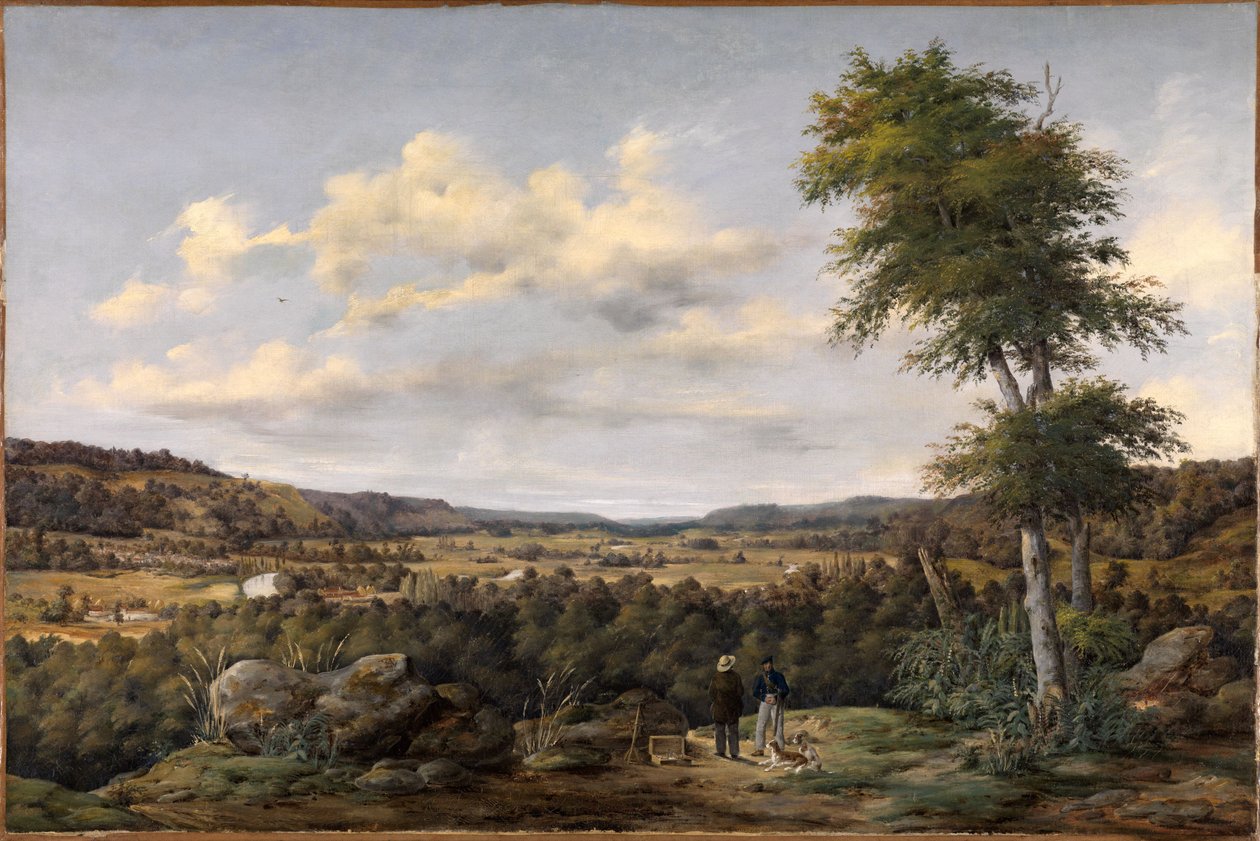 Landschap in België door Johann Wilhelm Schirmer