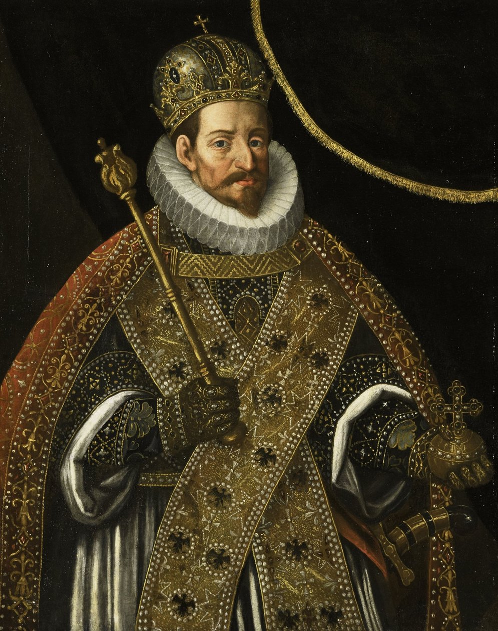 Matthias, Keizer van het Heilige Roomse Rijk (1557-1619) door Johann or Hans von (circle of) Aachen