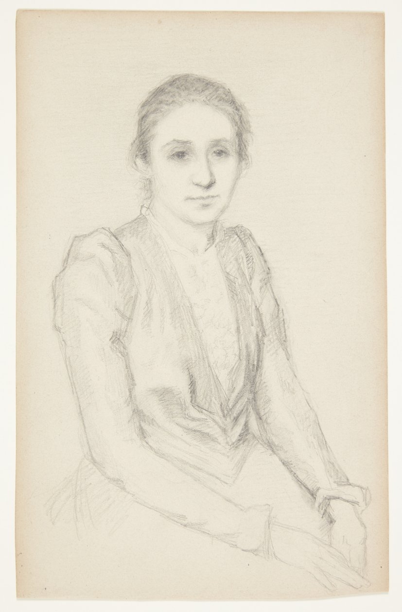 Portret van Susette Holten door Johanne Krebs