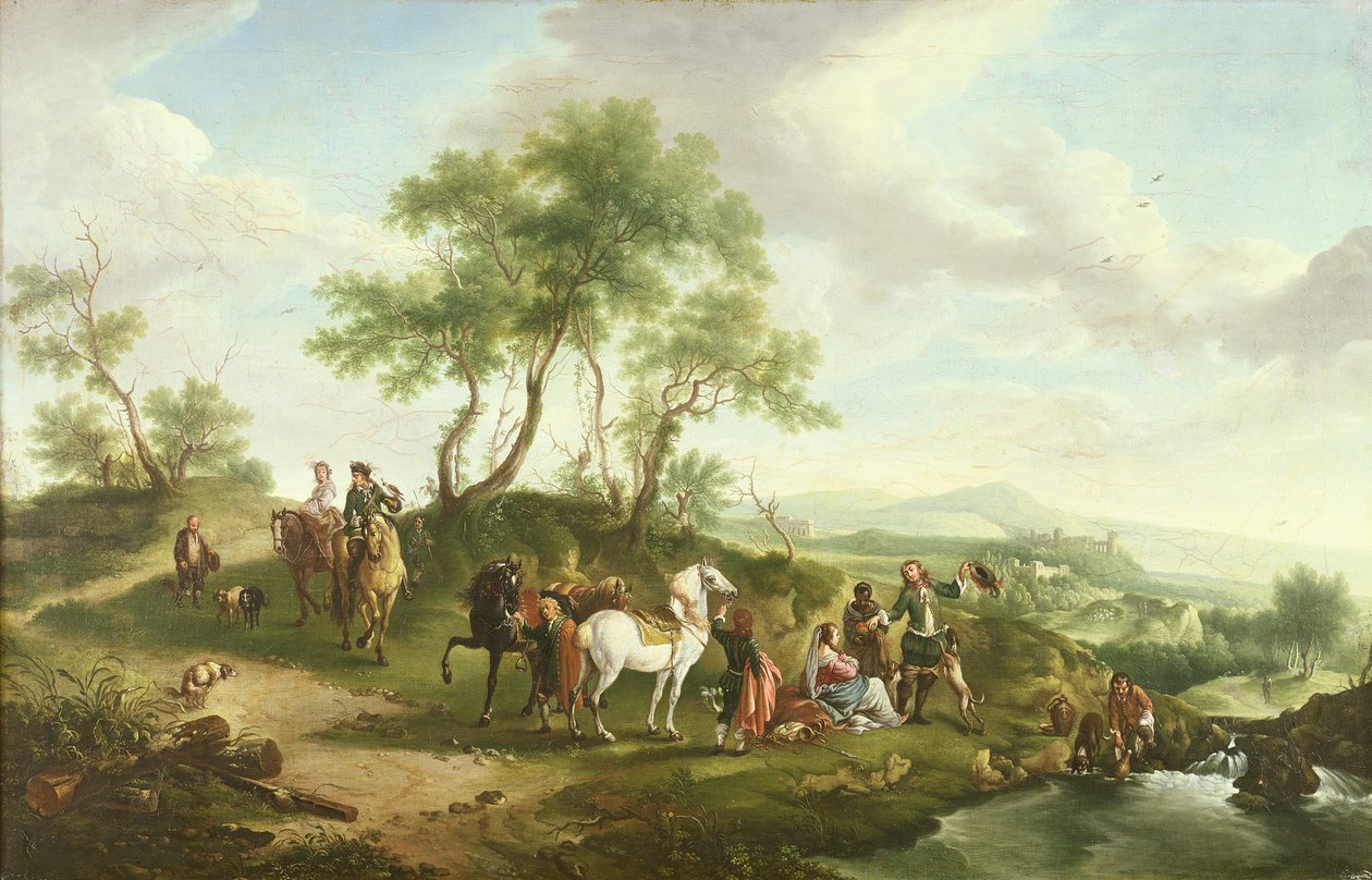 Valkenjacht door Johannes van der Bent