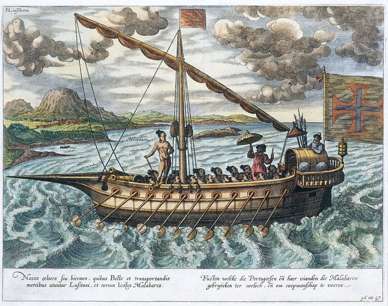 Fusta, illustratie uit 