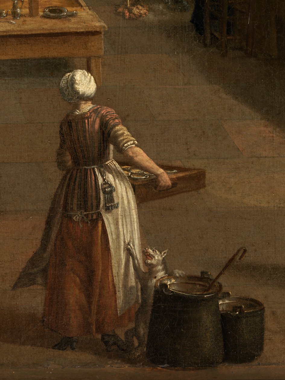 (detail) van de Afdelingen in het Sint-Janshospitaal door Johannes Beerblock