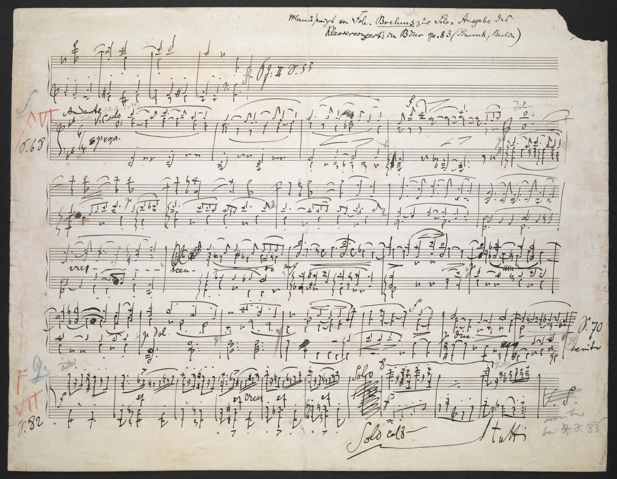 Pianoconcert nr. 2 in Bes, op. 83 door Johannes Brahms