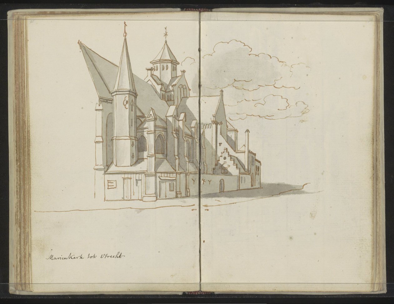 Mariakerk te Utrecht door Johannes Huibert Prins