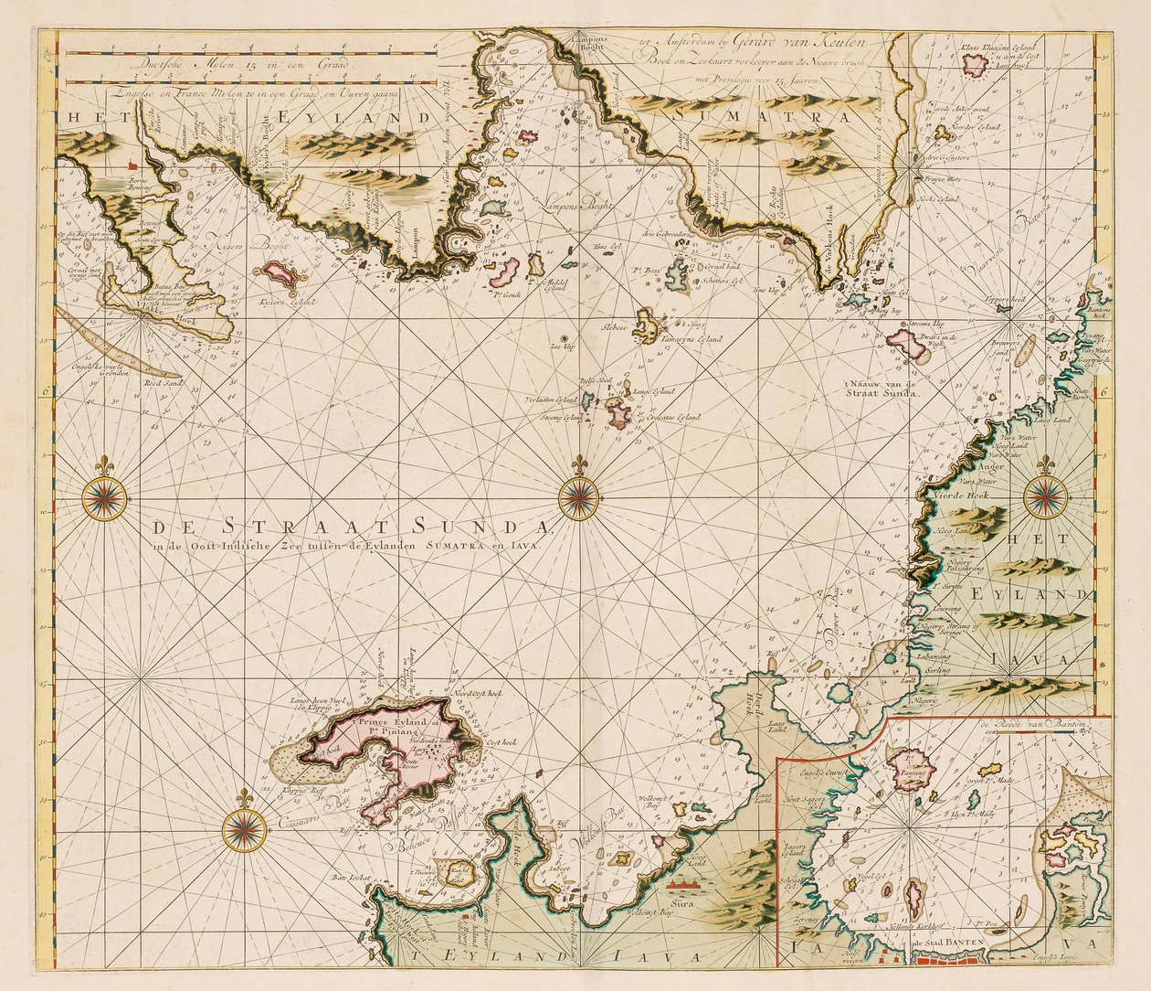 De nieuwe grote lichtgevende zeefakkel: het zesde volume: toont de zeekusten, eilanden en havens van Oost-Europa door Johannes II Van Keulen
