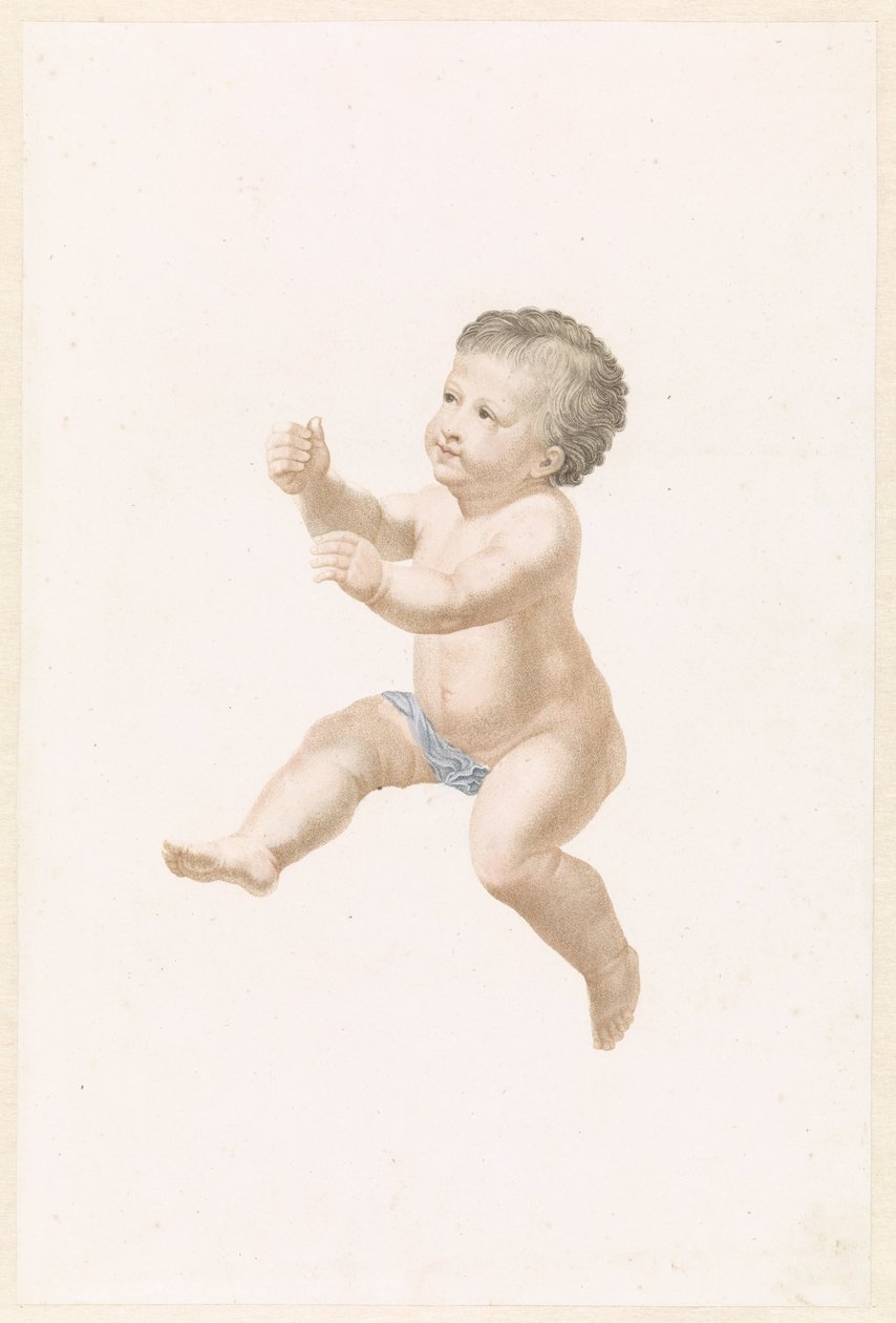 Naakt kind door Johannes Jacobsz van den Aveele (attributed to)