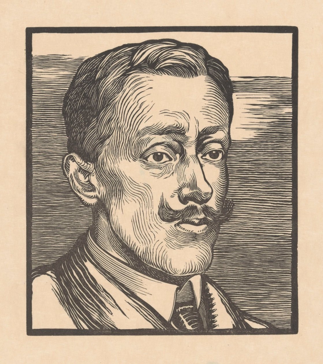 Portret van François Gérard Waller door Johannes Josephus Aarts