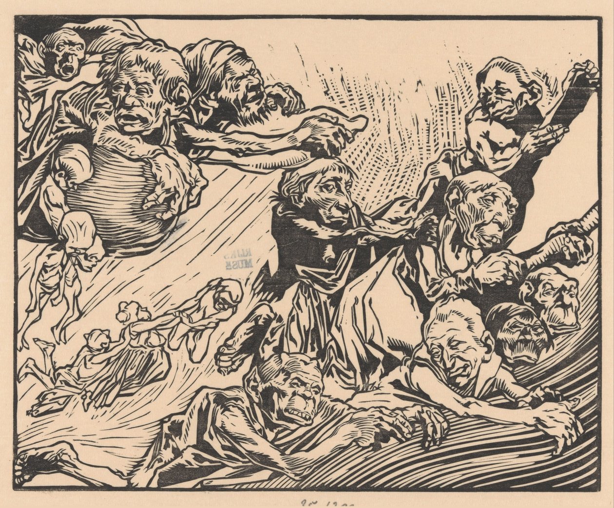 Zwevende fantasiewezens door Johannes Josephus Aarts